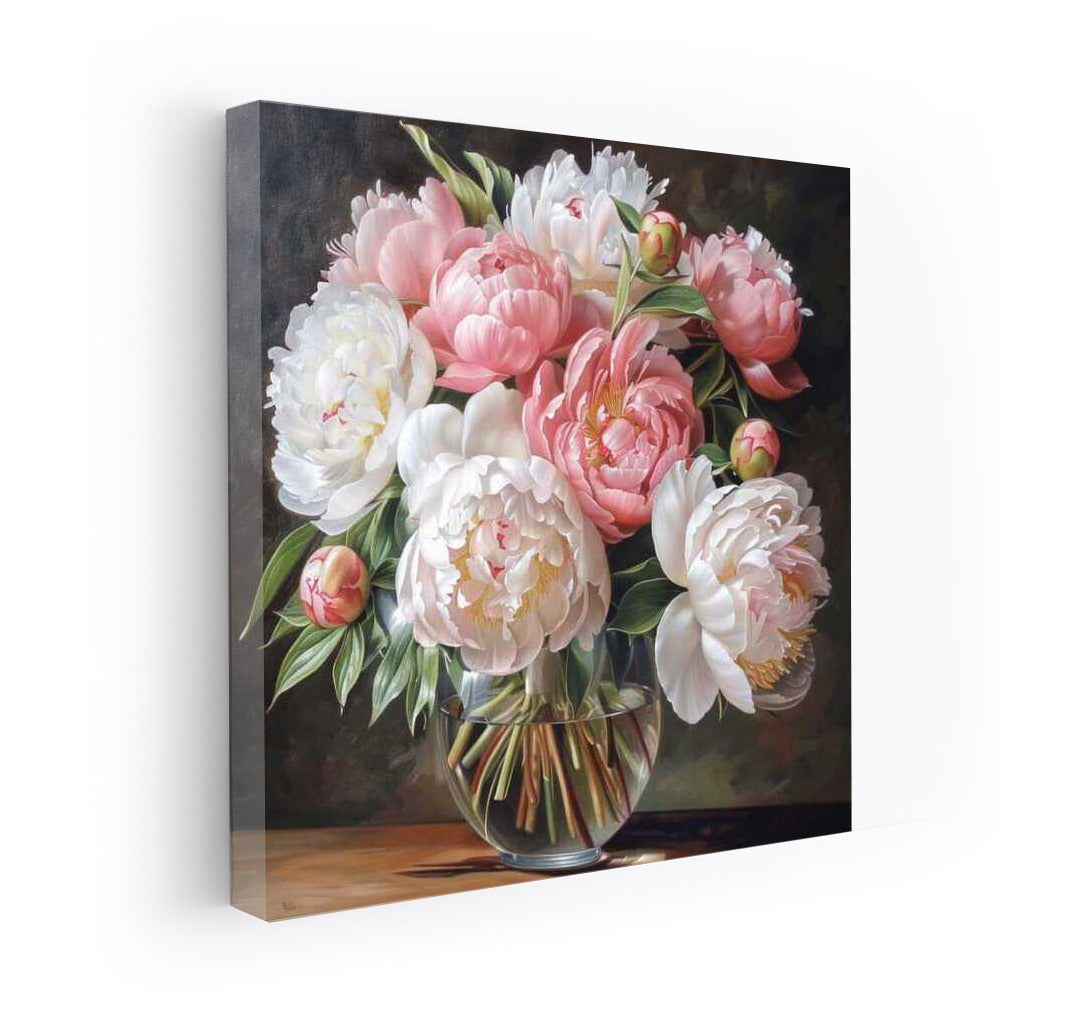 Peonies Charm: Bouquet of Peonies for Interior