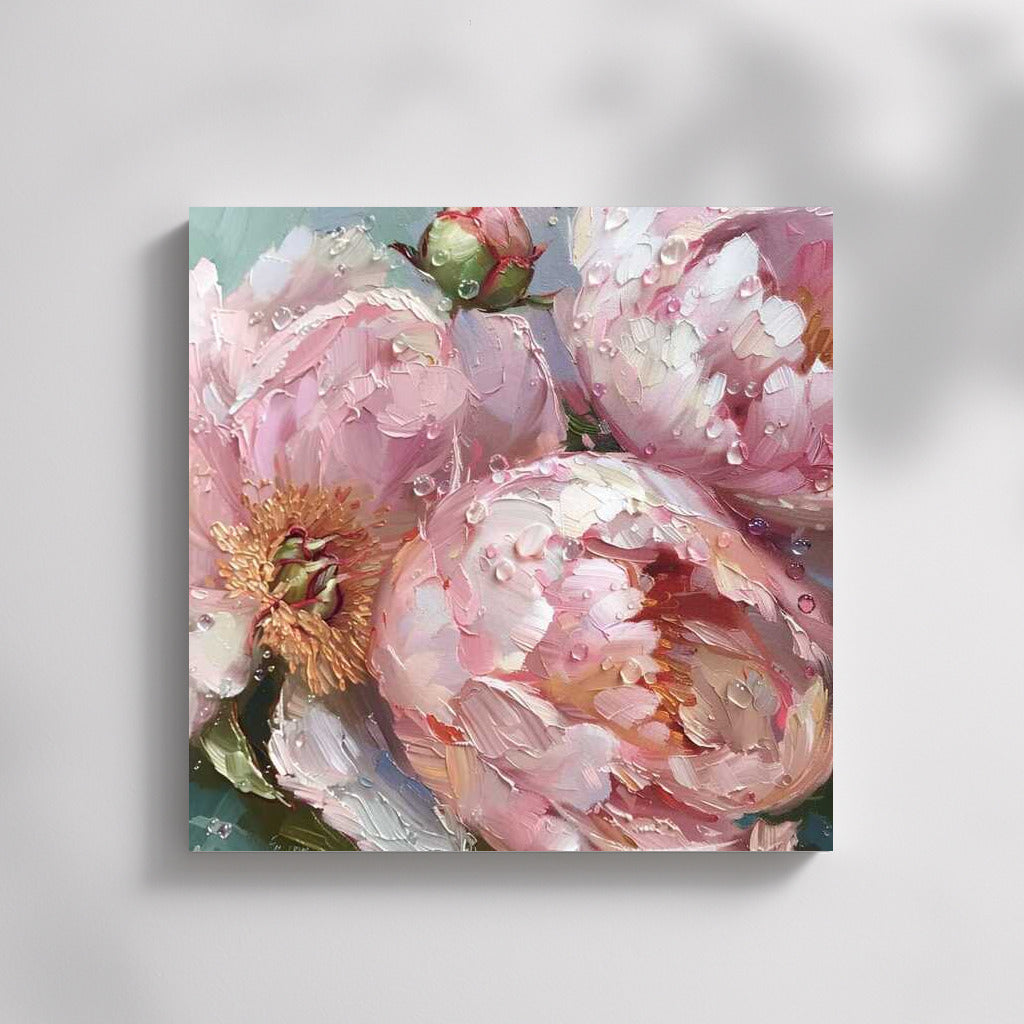 Peonies Sarah Bernhardt: Flower Symphony