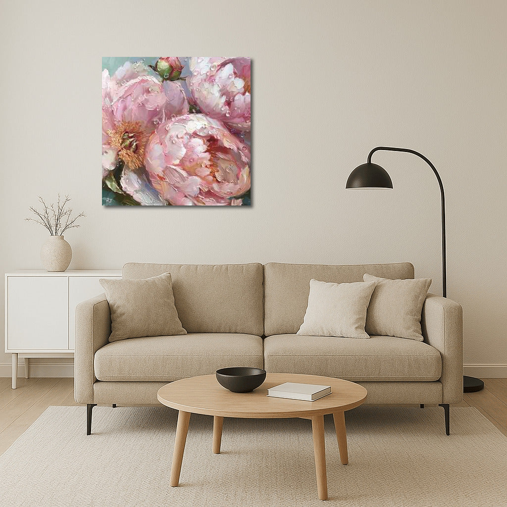 Peonies Sarah Bernhardt: Flower Symphony