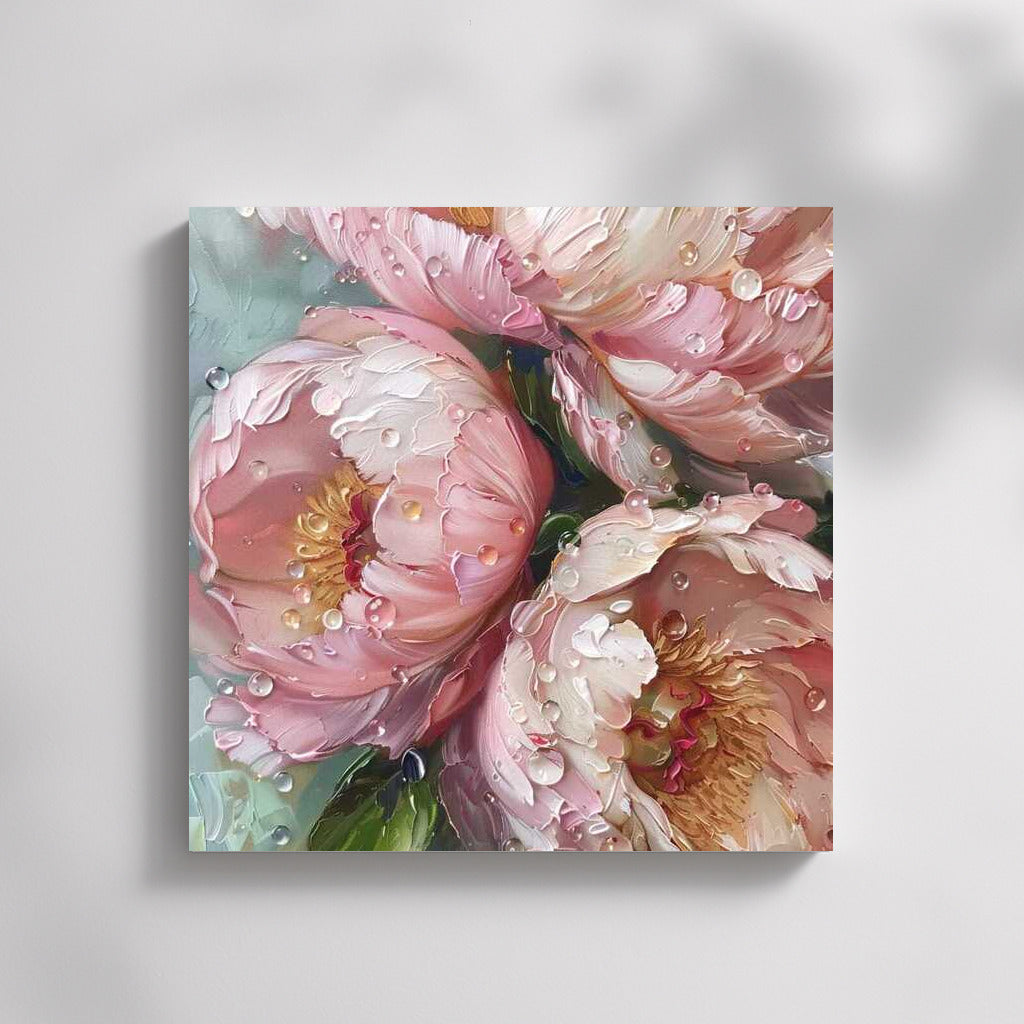 Peonies Sarah Bernhardt: Flower Symphony