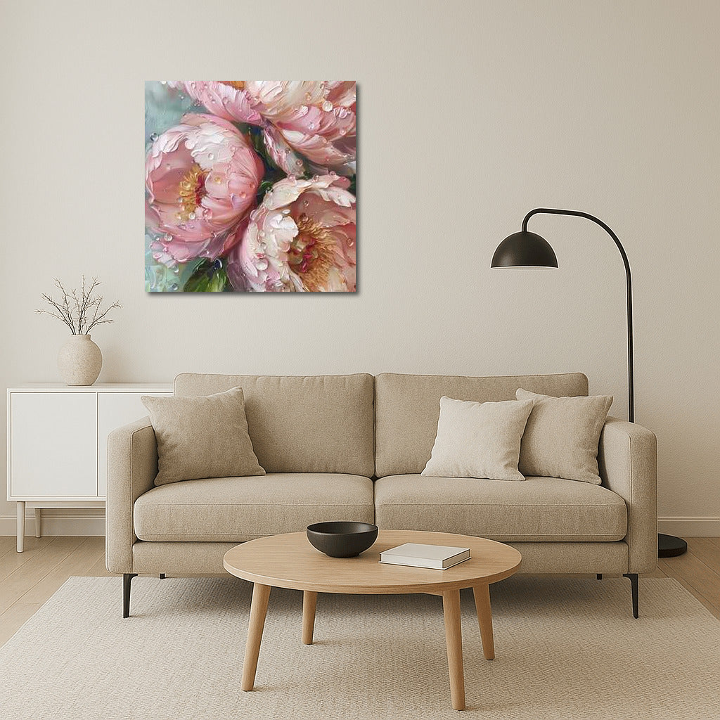 Peonies Sarah Bernhardt: Flower Symphony