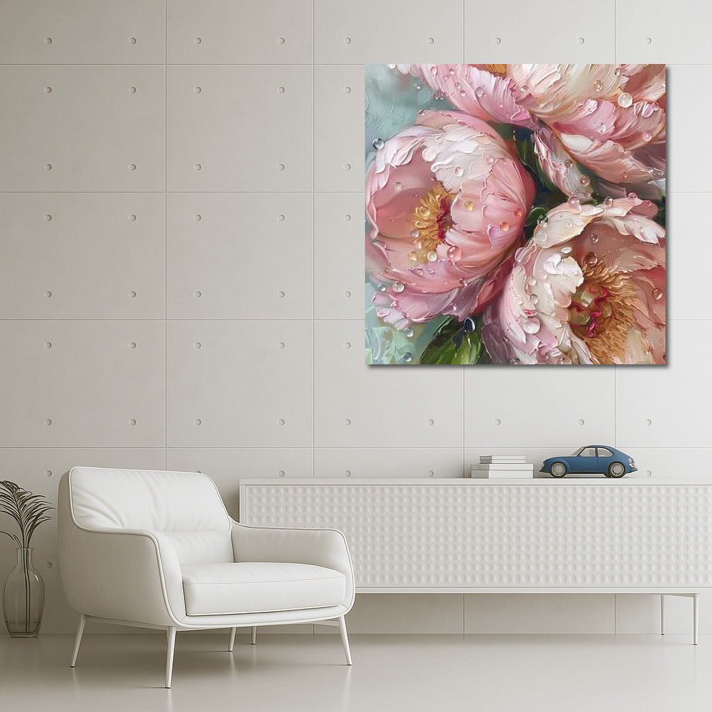 Peonies Sarah Bernhardt: Flower Symphony