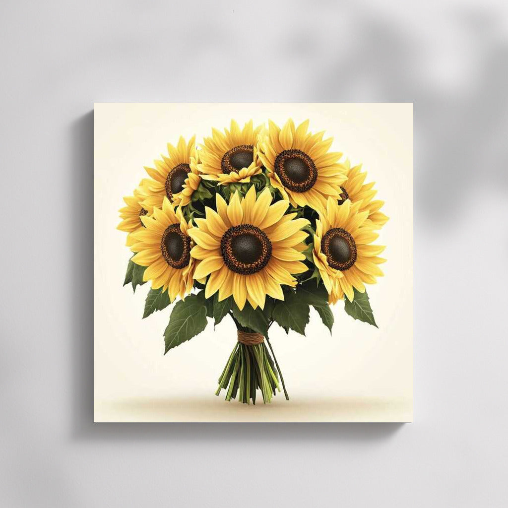Sunny Helianthus Sunflowers: Floral Symphony for the Interior