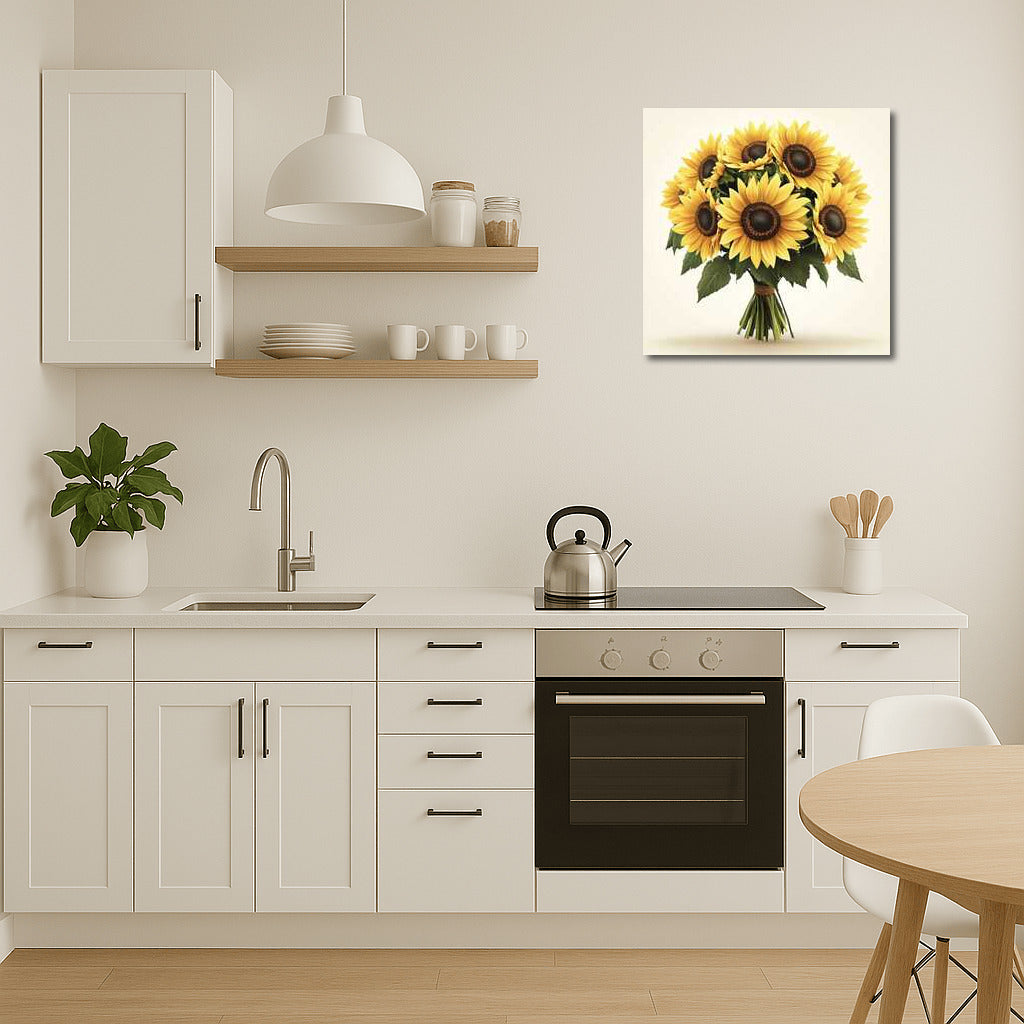 Sunny Helianthus Sunflowers: Floral Symphony for the Interior