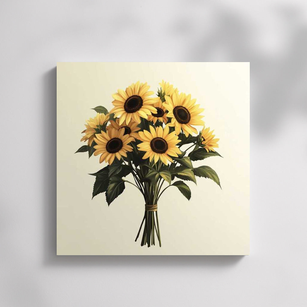 Bright Helianthus Sunflowers: Floral Mood for the Interior