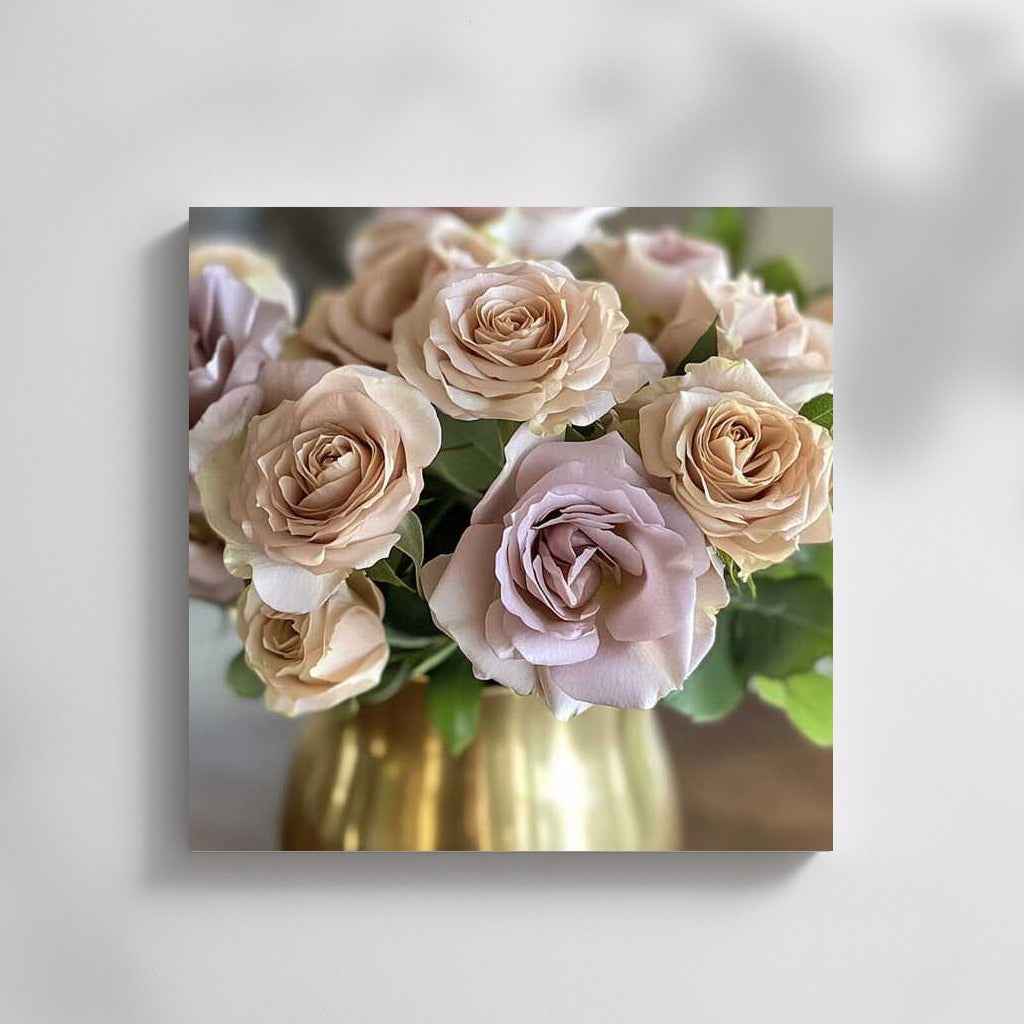Pastel Rose Bouquet: Exquisite Flowers for Interior