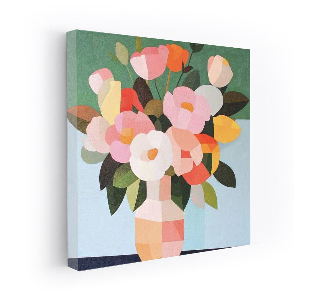 Bright Rose Bouquet: A Celebration of Colors and Shapes