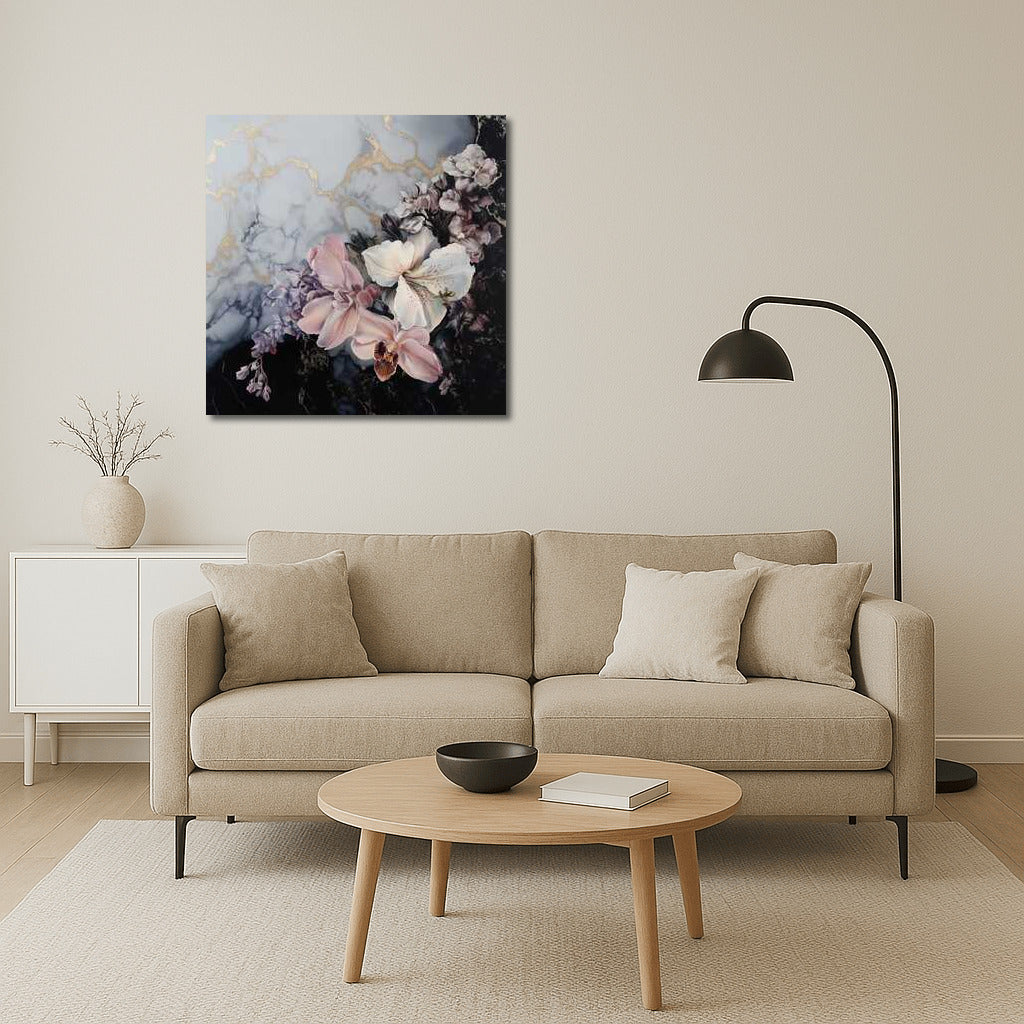 Elegant Flower Bouquet 2: Phalaenopsis Orchids and Alstroemerias for Interior