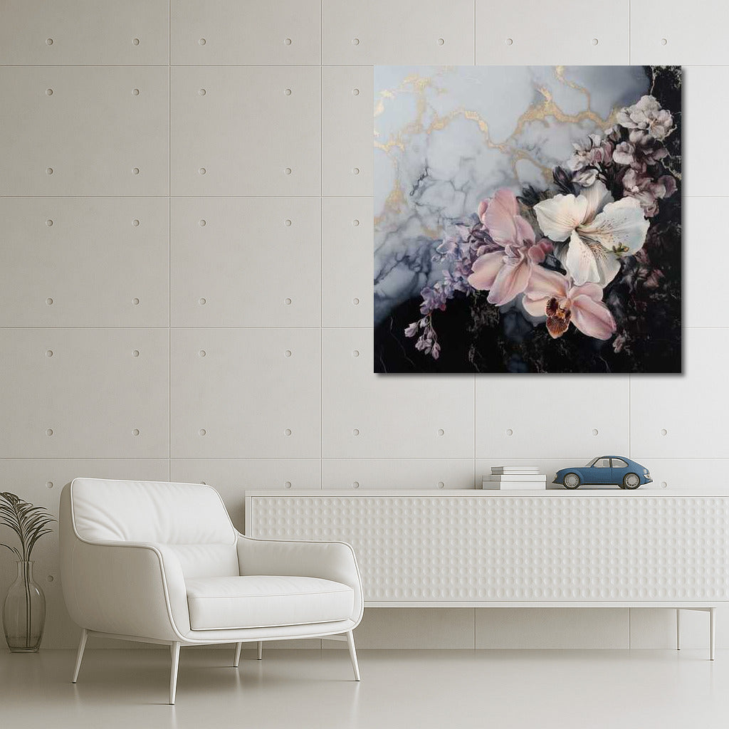 Elegant Flower Bouquet 2: Phalaenopsis Orchids and Alstroemerias for Interior