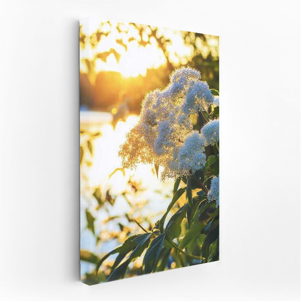 Summer Light: Blue and Yellow Flowers