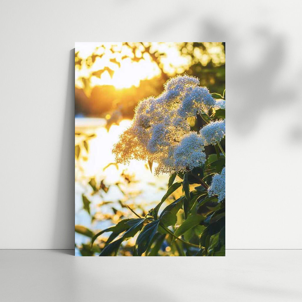 Summer Light: Blue and Yellow Flowers