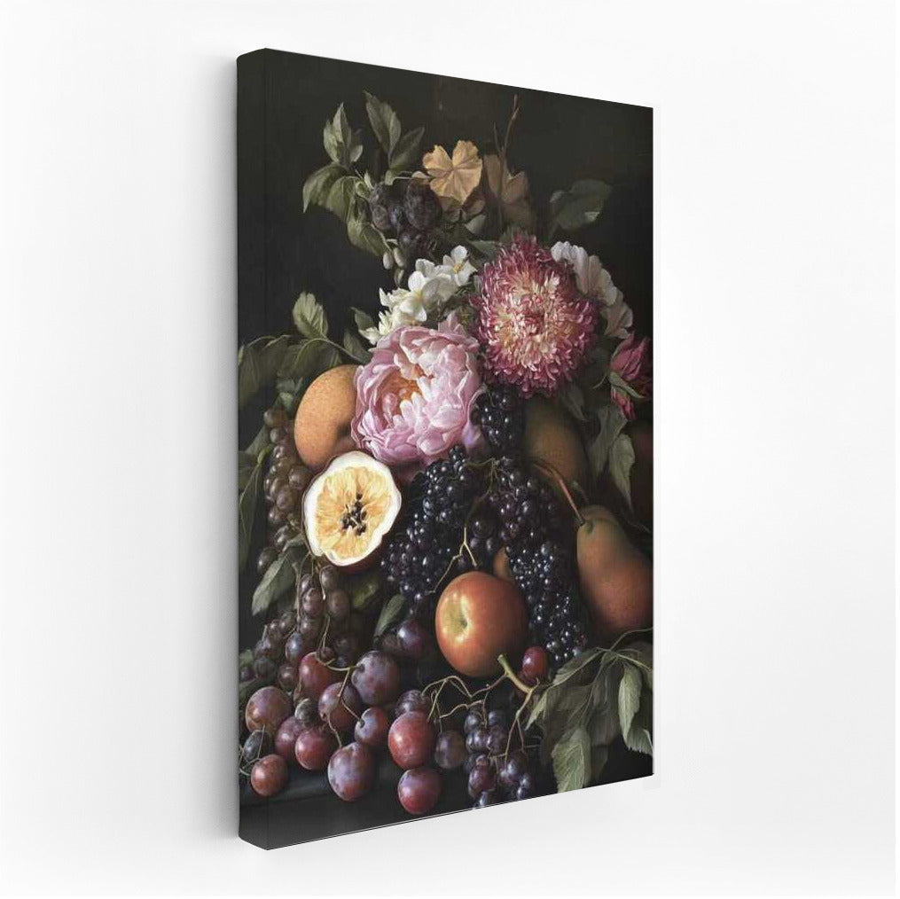 Peonies and Juicy Fruits: Floral Symphony