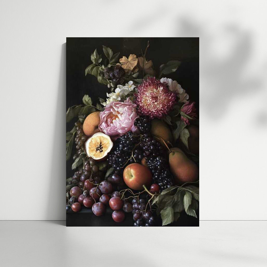 Peonies and Juicy Fruits: Floral Symphony