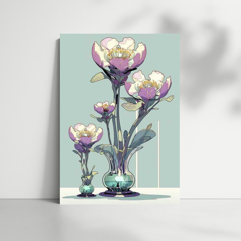 Magic of Peonies in a Futuristic Vase: Live Flowers for the Interior