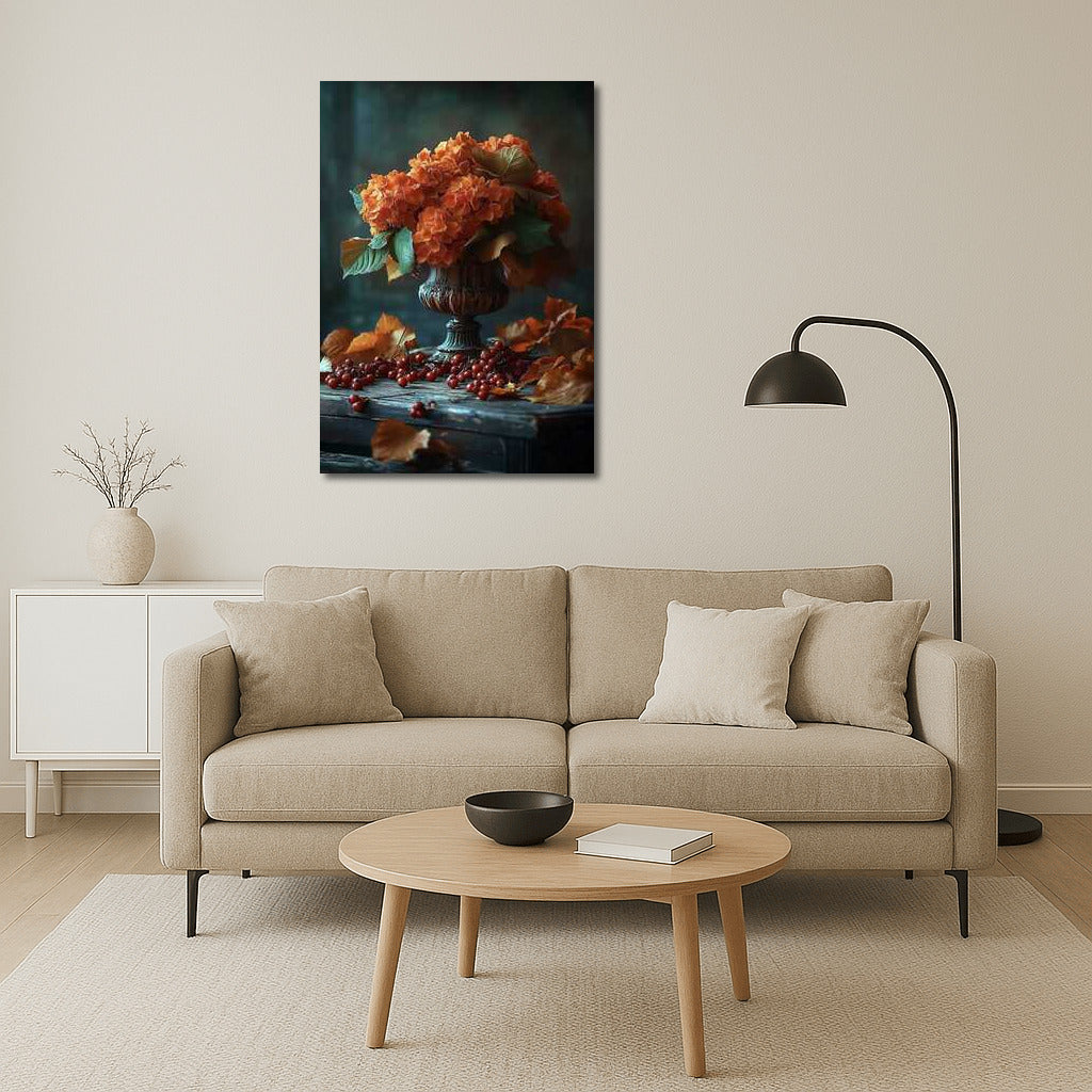 Bright Autumn Hydrangeas: Flower World for Your Interior