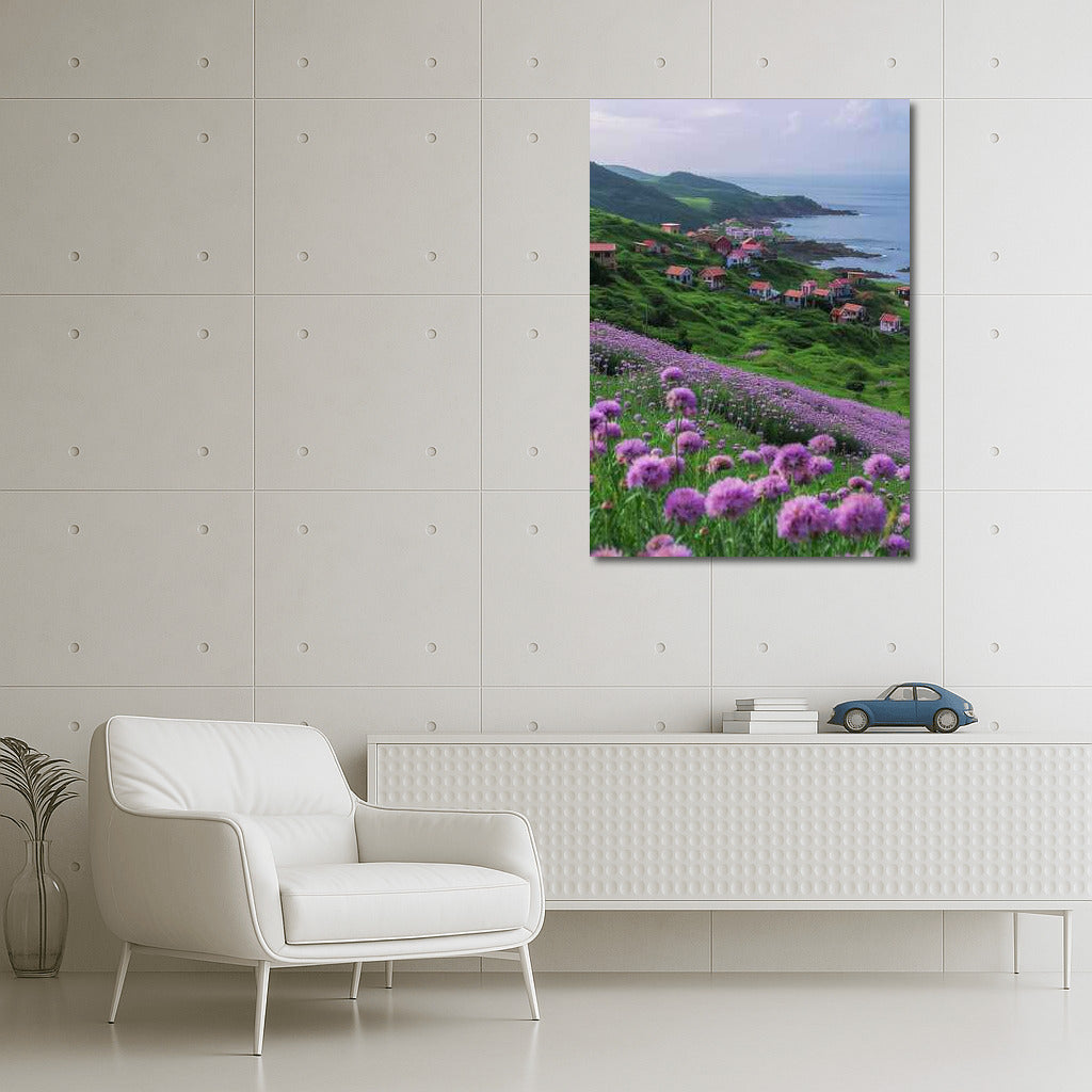 Enchanting Allium: Purple Flower Field