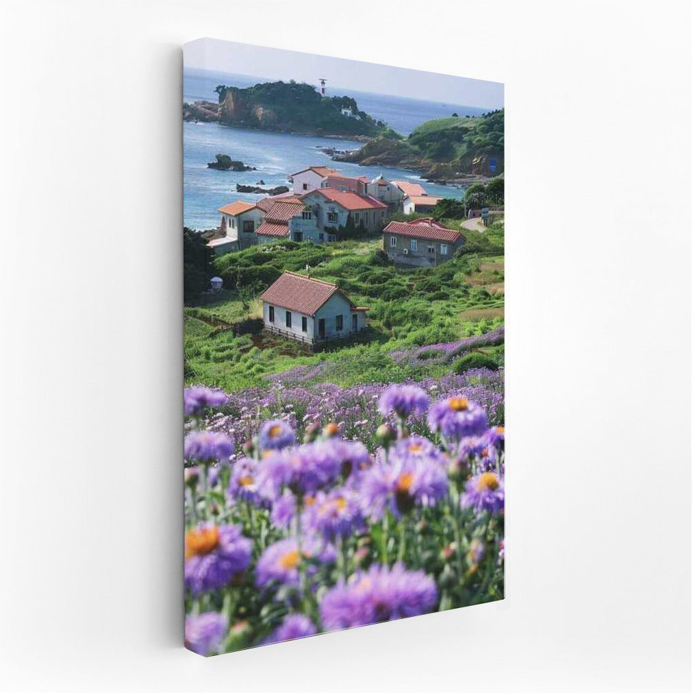 Asters in a Purple Field: Floral Inspiration