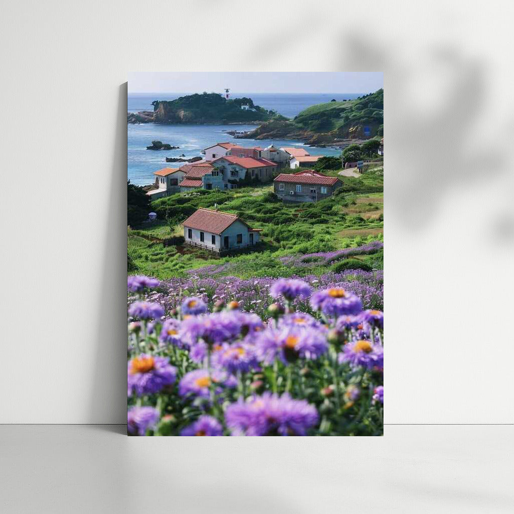 Asters in a Purple Field: Floral Inspiration