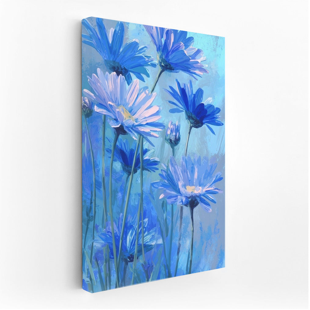 Blue Daisies: Freshness and Vivacity for Your Interior