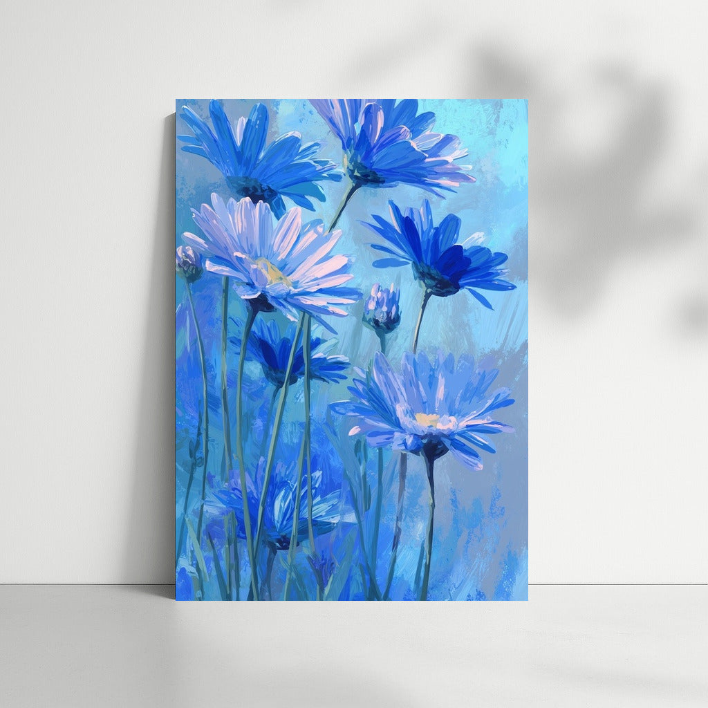 Blue Daisies: Freshness and Vivacity for Your Interior