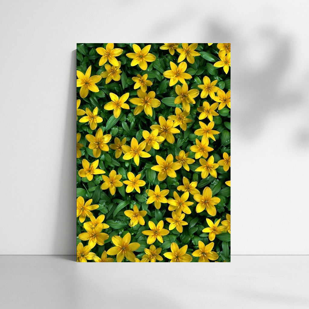 Sunny Daylilies: Bright Yellow Flowers for the Interior