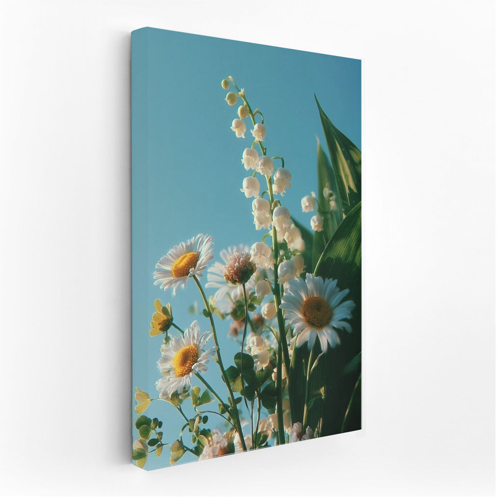 Spring Dance of Daisies and Lilies of the Valley: Floral Freshness