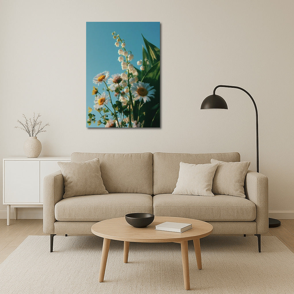 Spring Dance of Daisies and Lilies of the Valley: Floral Freshness