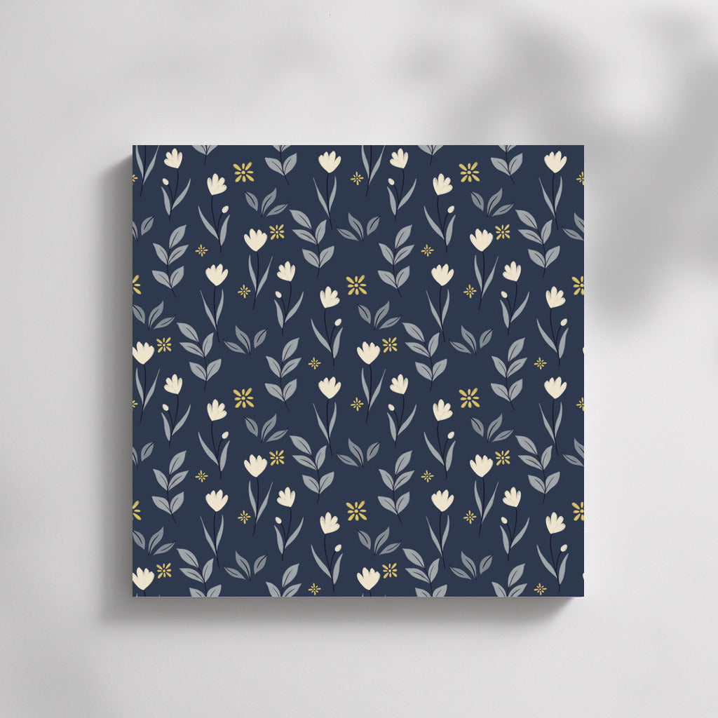 Trembling Tulips: Elegant Floral Pattern for Interior