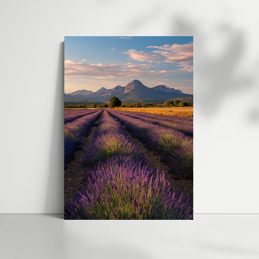 Lavender Fields: Floral Symphony for Interiors