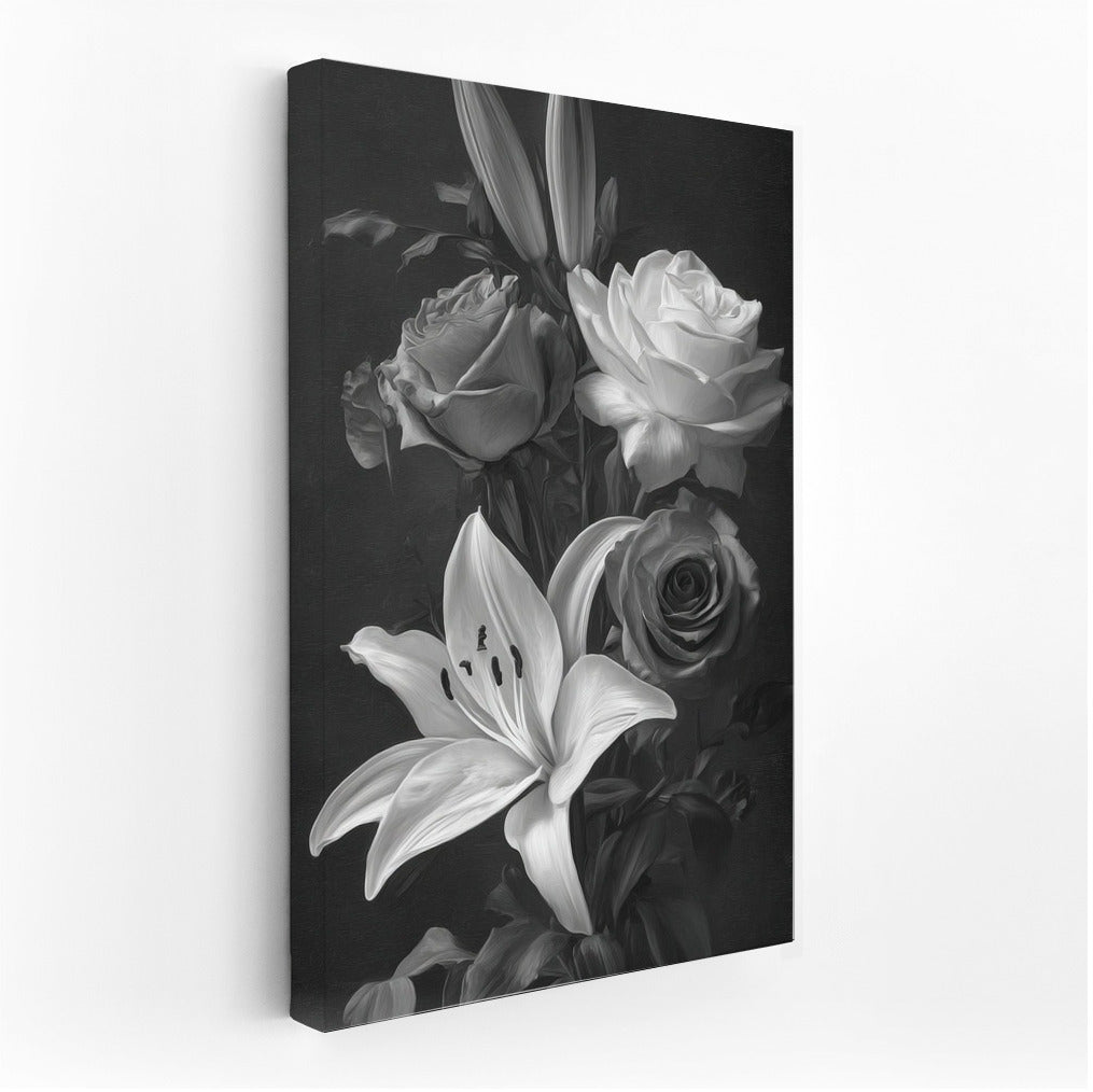 Romance of Lilies and Roses: Elegant Floral Decor for Interiors