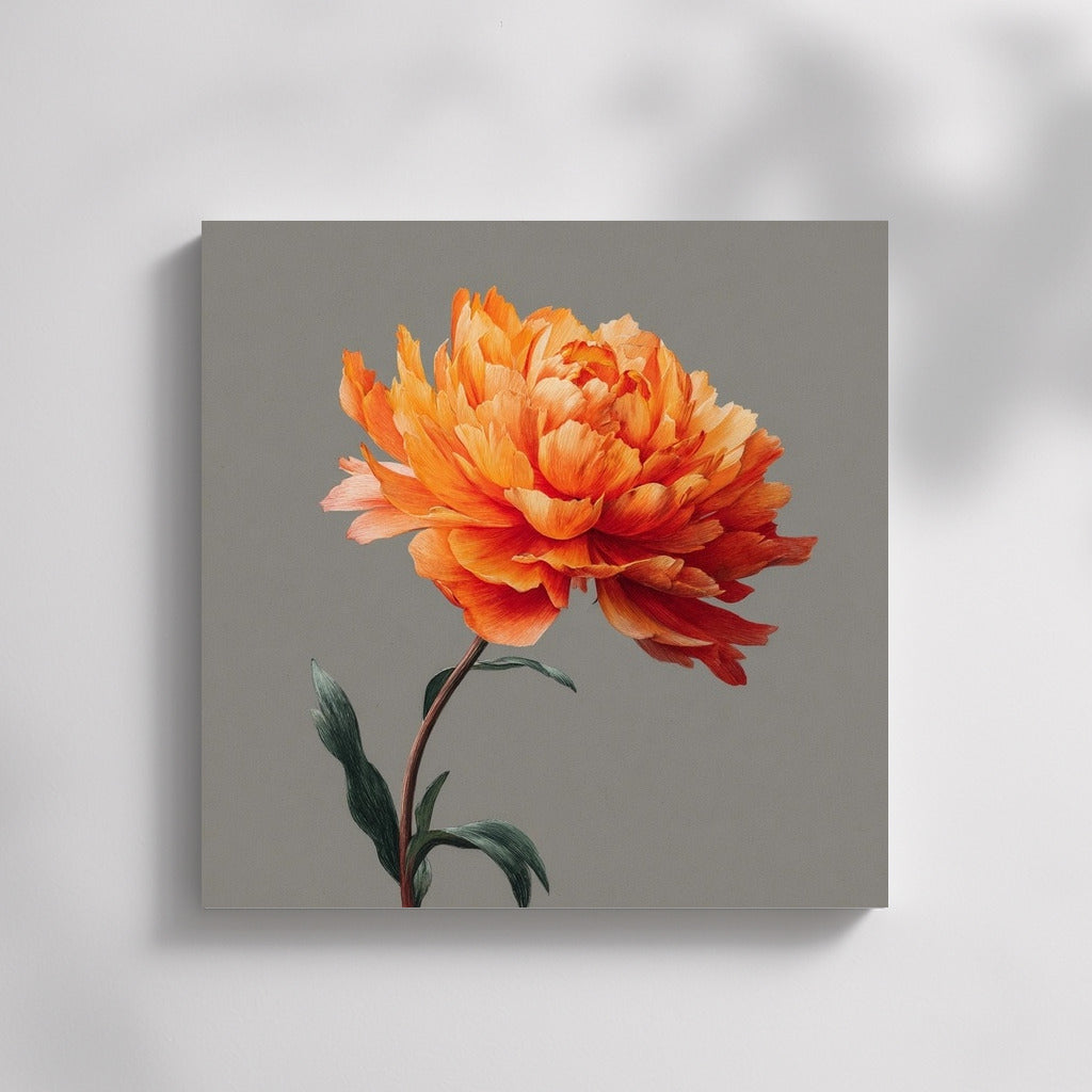 Exquisite Orange Flowers: Bright and Elegance