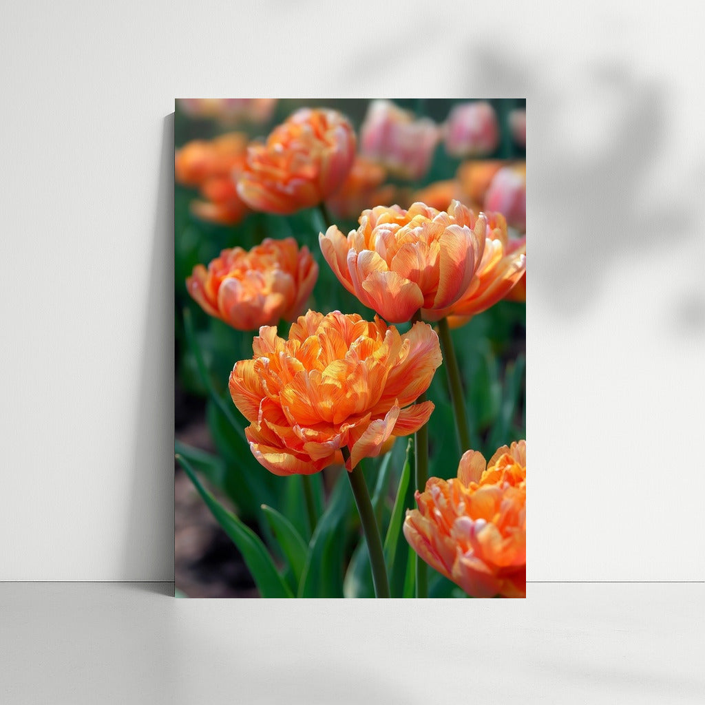 Peach Tulips: Spring Charm for the Interior