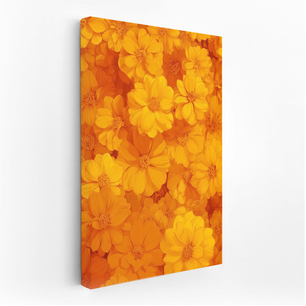 Sunny Cosmos: Bright Yellow Flowers for Interiors