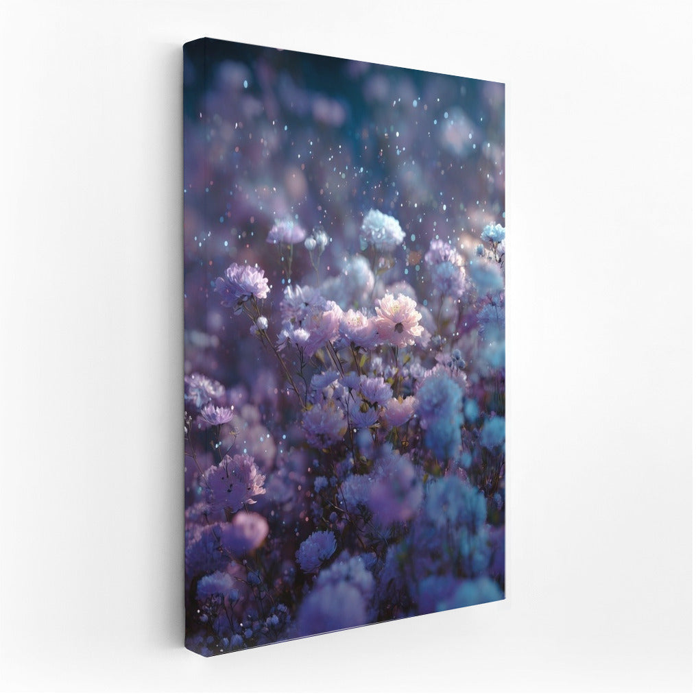 Fairytale Chrysanthemums: Magical Comfort of Flowers on the Wall