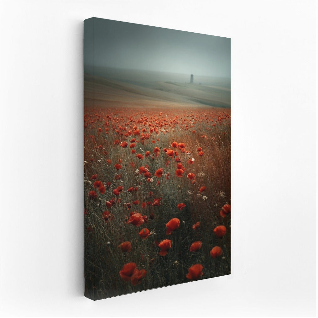 Flower Field: The Charm of Bright Poppies