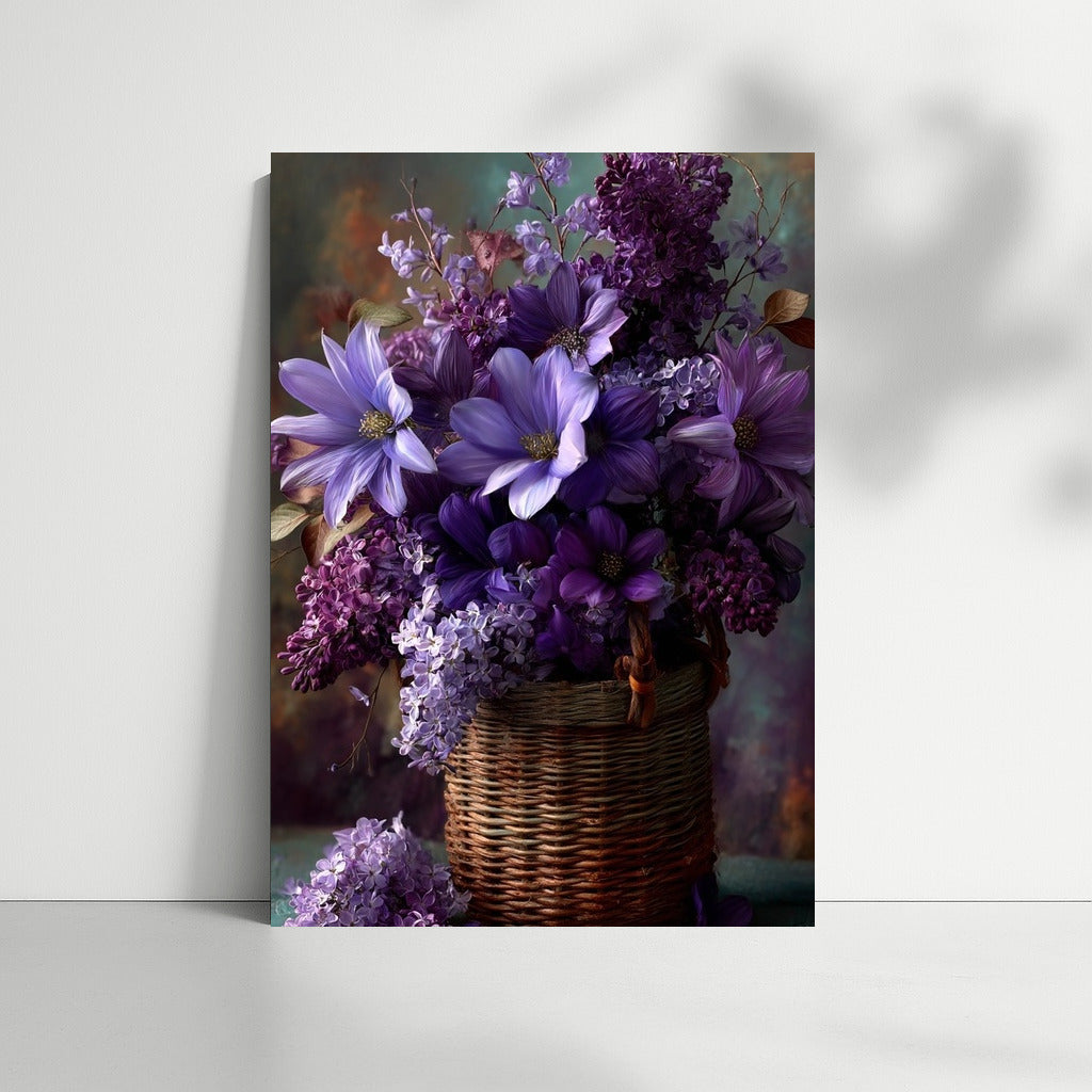 Purple Lilies and Lilacs: Floral Fantasy for Interior