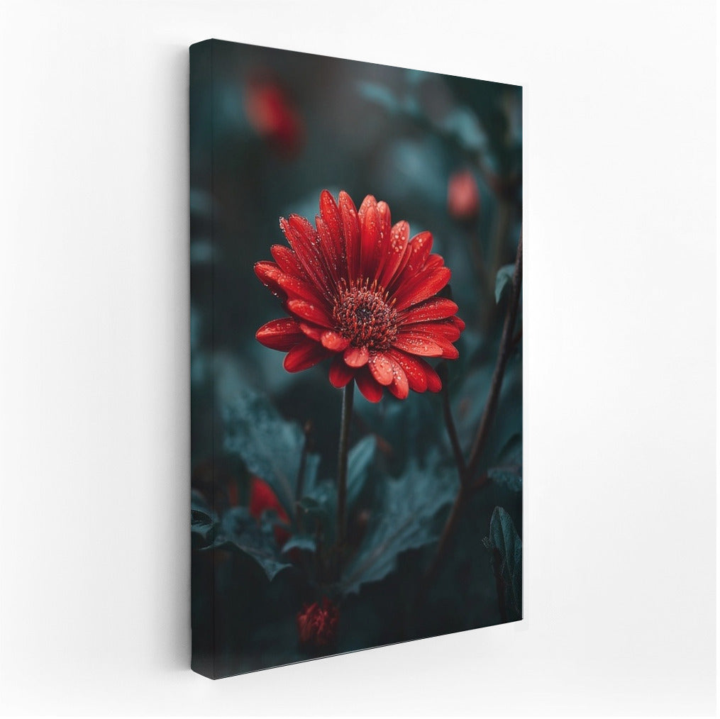 Red Gerbera: Elegance of Nature for the Interior