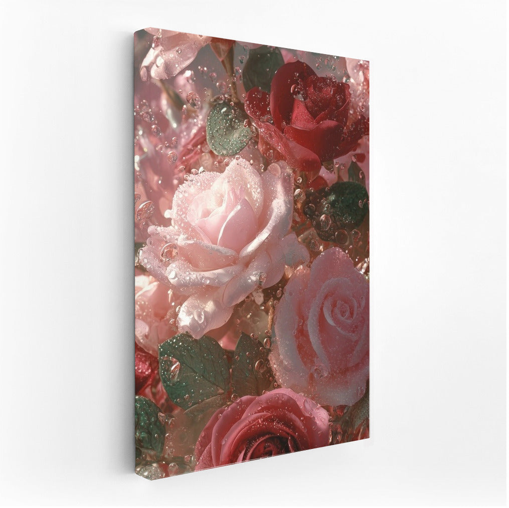 Romantic Roses: Tenderness and Beauty on Canvas