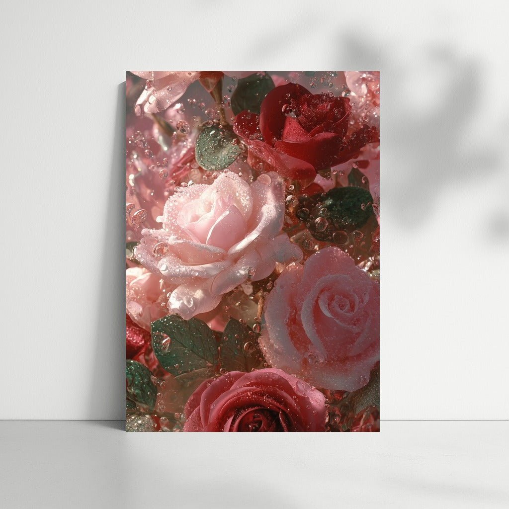 Romantic Roses: Tenderness and Beauty on Canvas