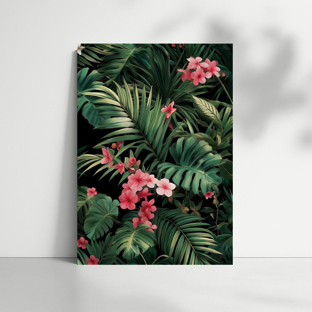 Hibiscus Flower Paradise: Tropical Symphony for Your Interior