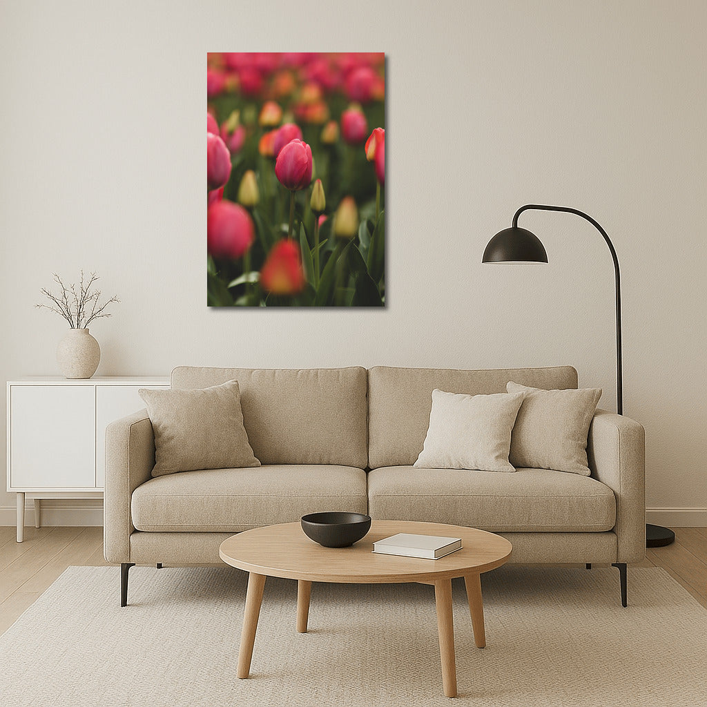 Tulips Pink Impression: Delicate Flowers for the Interior