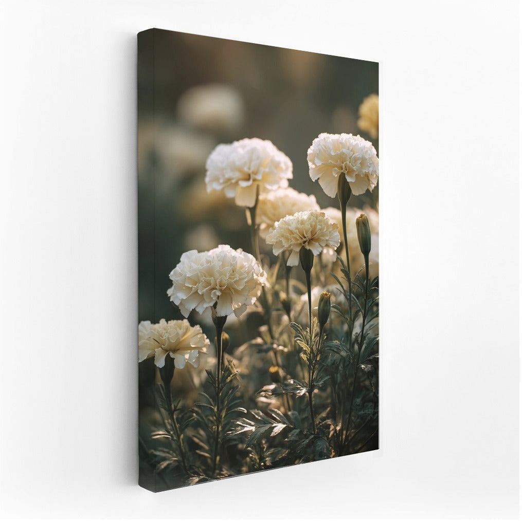 Delicate Carnations: Freshness of a Flower Bouquet for the Interior
