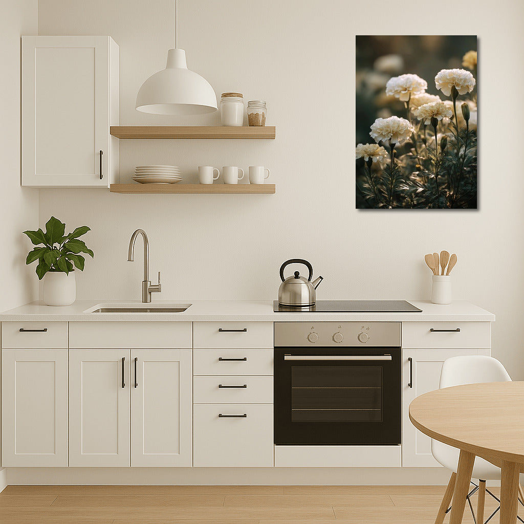 Delicate Carnations: Freshness of a Flower Bouquet for the Interior