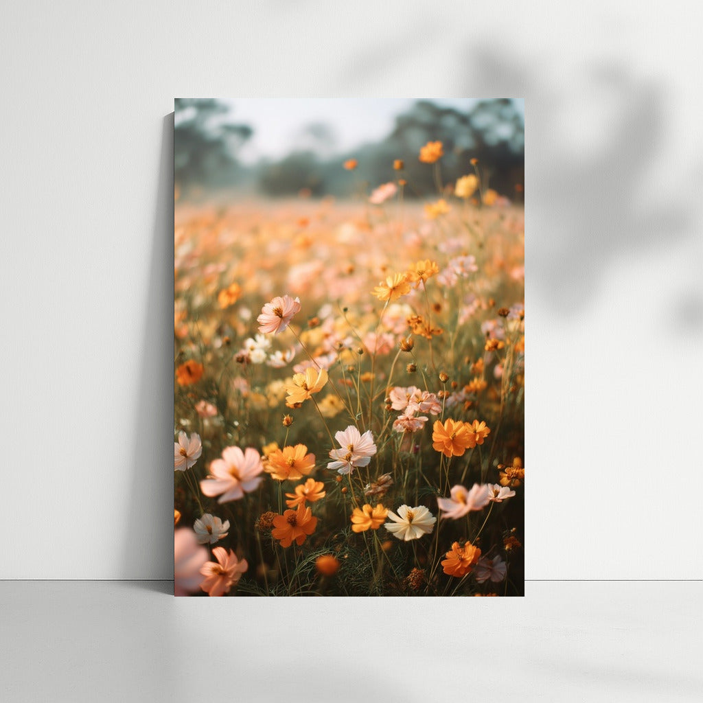Flower Paradise: Cosmos in Sunlight