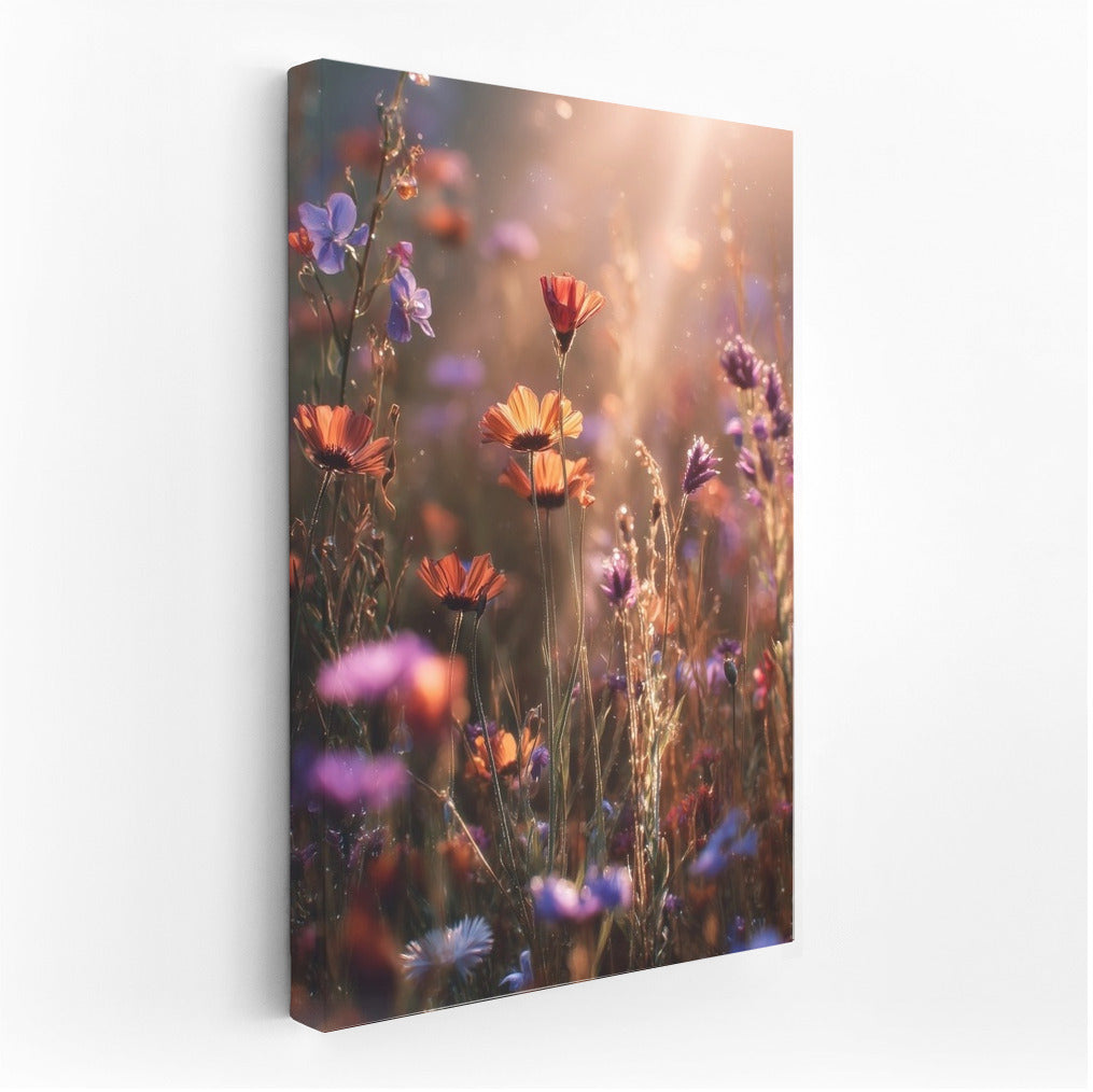 Solar Symphony: Daisies and Cornflowers