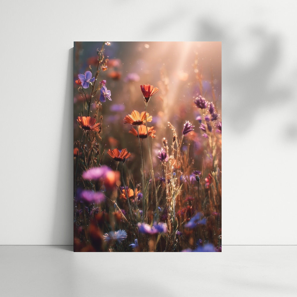 Solar Symphony: Daisies and Cornflowers