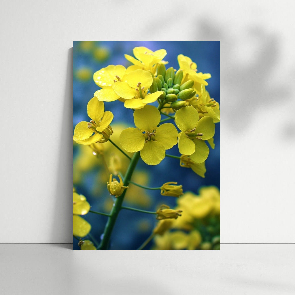 Golden Waltz of Rape Flowers: A Bright Accent for the Interior