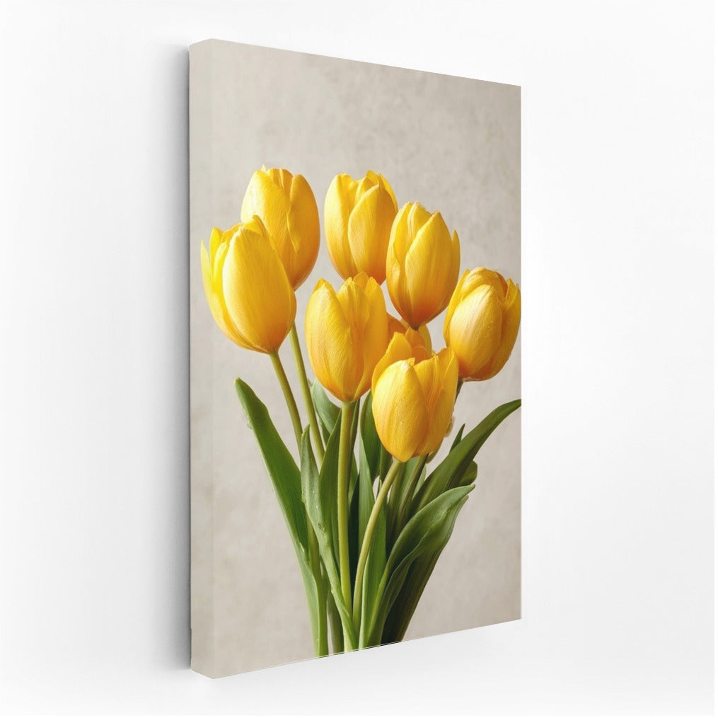 Sunny Tulips: Spring Bouquet for Comfort