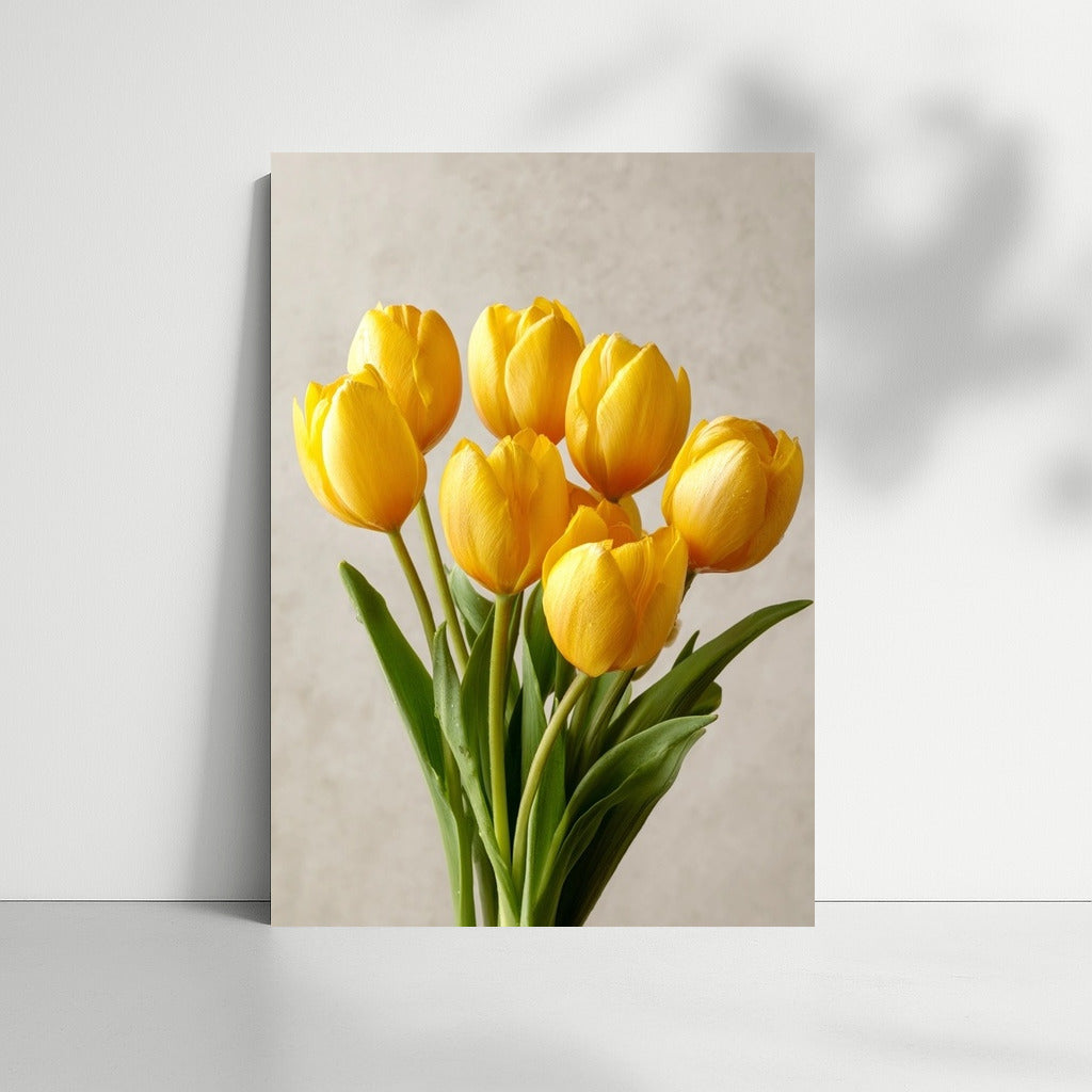 Sunny Tulips: Spring Bouquet for Comfort
