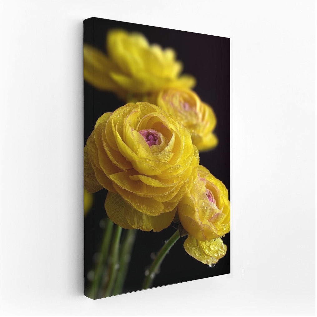 Sunny Ranunculus: Bright Yellow Flowers for the Interior